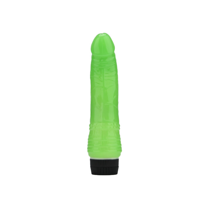 Realistisk glow-in-the-dark vibrator fra Loving Joy