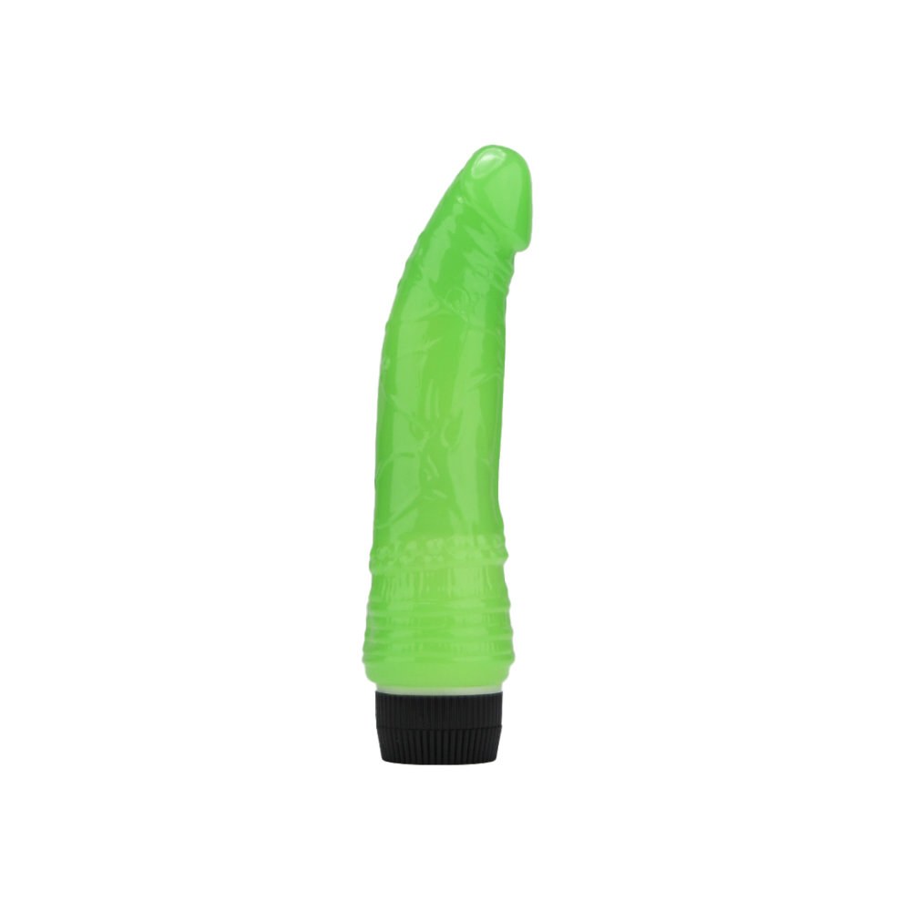 Vandtæt realistisk vibrator med 15 cm indførbar længde