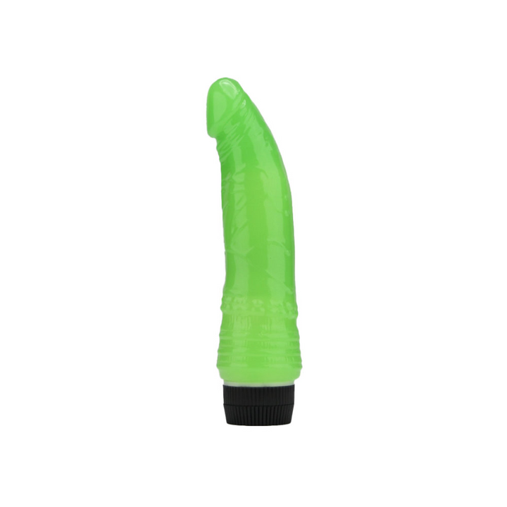 Selvlysende realistisk vibrator til solo- og partnerleg