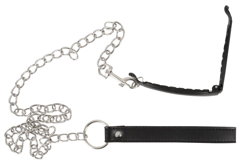 Bad Kitty Labia Clamp with Chain Leash