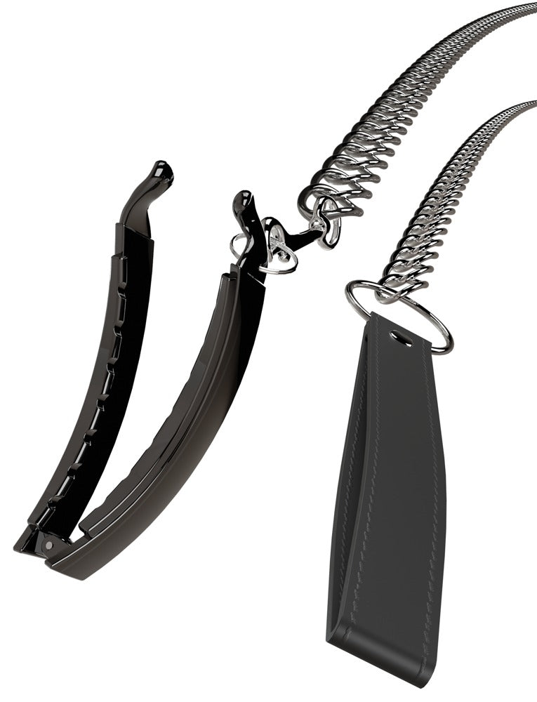 Bad Kitty Labia Clamp with Chain Leash