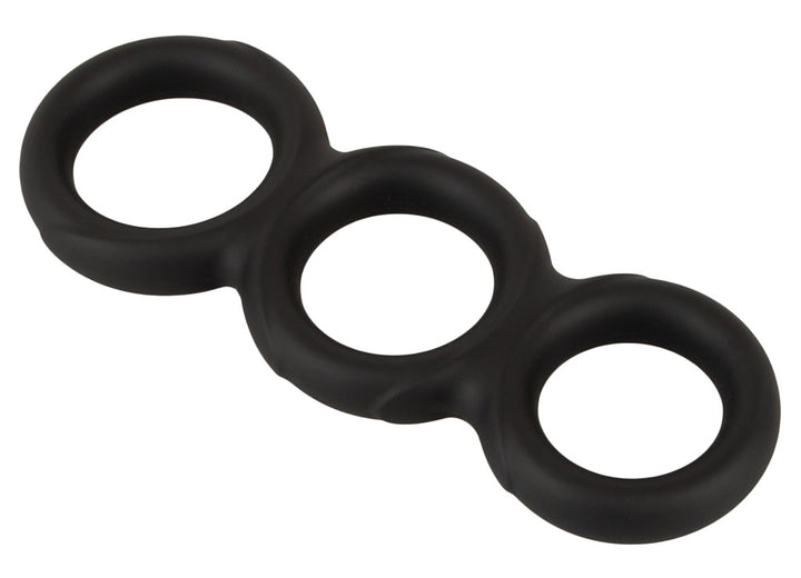 Erecto – Triple Cock Ring i Liquid Silicone (Ekstra Fleksibel & Støttende)