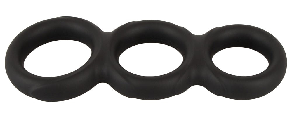 Erecto – Triple Cock Ring i Liquid Silicone (Ekstra Fleksibel & Støttende)