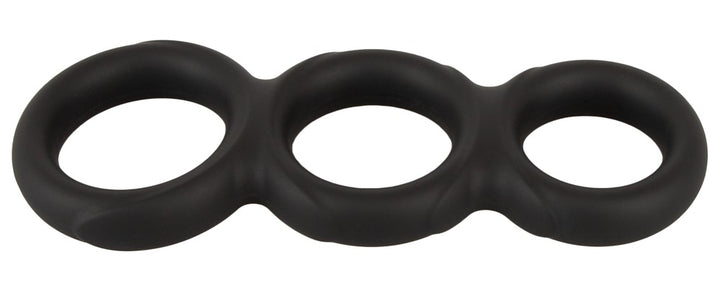 Erecto – Triple Cock Ring i Liquid Silicone (Ekstra Fleksibel & Støttende)