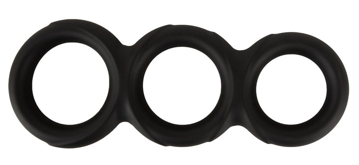 Erecto – Triple Cock Ring i Liquid Silicone (Ekstra Fleksibel & Støttende)