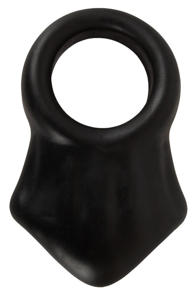 Erecto – Cock Ring med Ball Stretcher i Liquid Silicone (Fleksibel & Støttende)