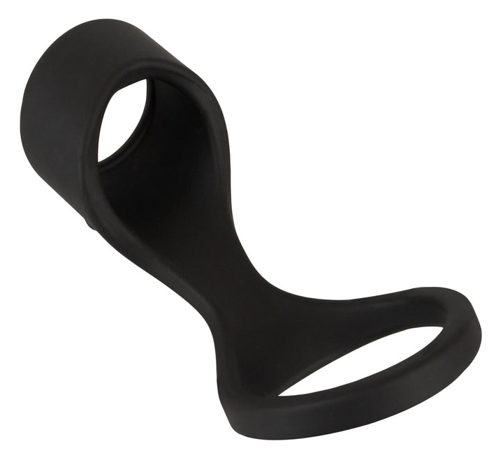Erecto – Cock Sleeve med Ball Ring i Liquid Silicone (Struktureret & Fleksibel)