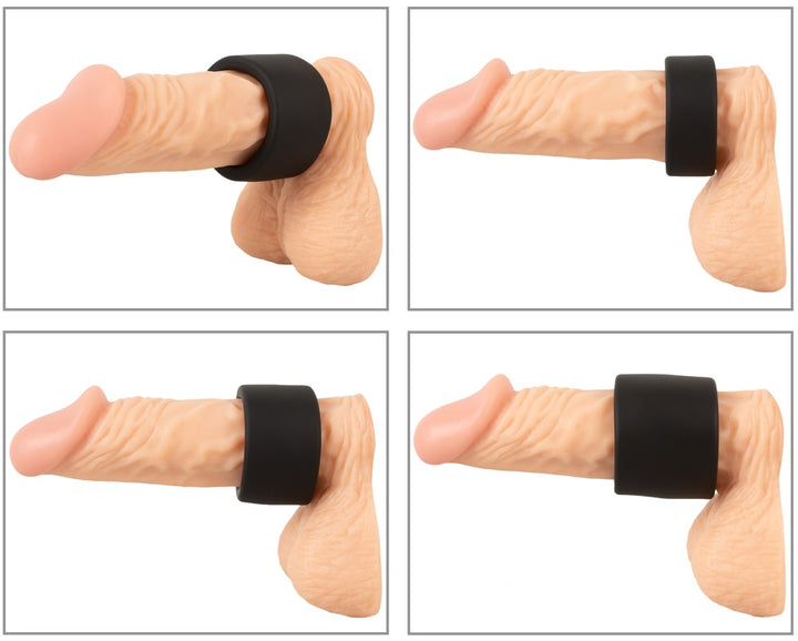 Erecto – 3-delt Ball Stretcher Sæt i Liquid Silicone (Fleksibelt & Intensivt)