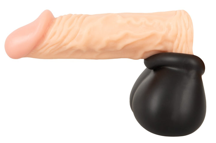 Erecto – Ball Bag med Integreret Ball Ring i Liquid Silicone (Anatomisk & Fleksibel)