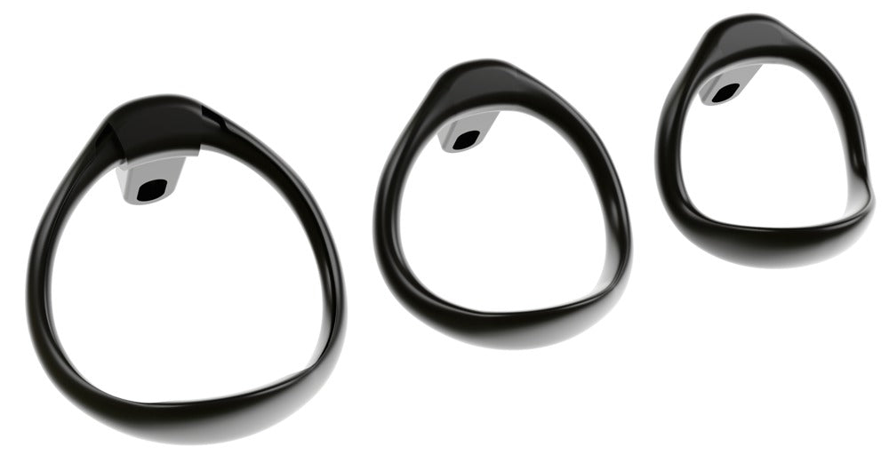 You2Toys Anatomisk Cock Cage – chastity cage med dilator, 3 ringe og lås