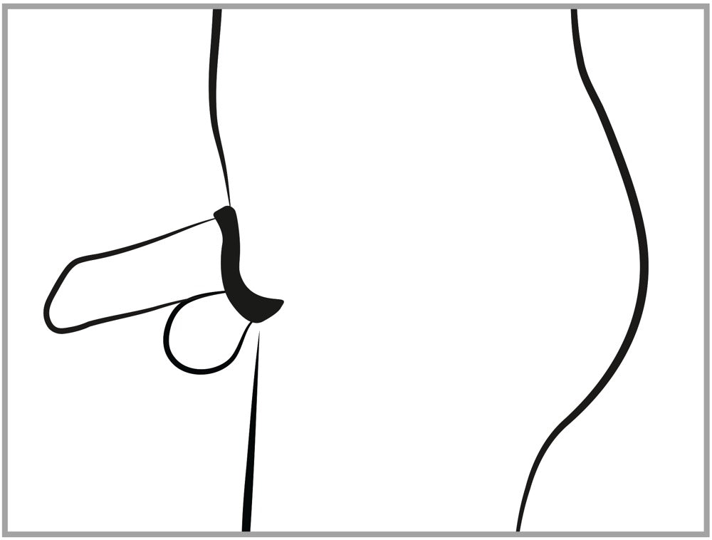 You2Toys Anatomisk Cock Cage – chastity cage med dilator, 3 ringe og lås