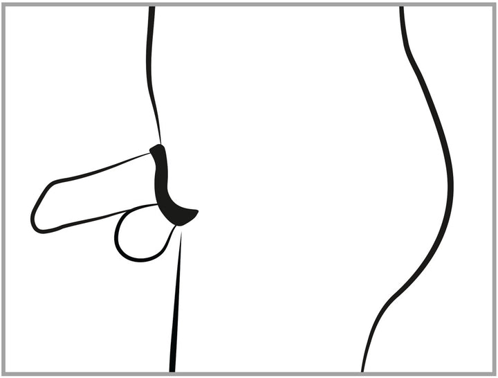 You2Toys Anatomisk Cock Cage – chastity cage med dilator, 3 ringe og lås