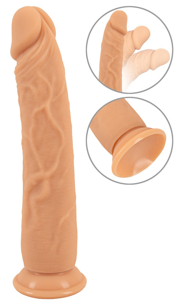 European Lover Silicone realistisk dildo med sugekop og strap-on kompatibel base