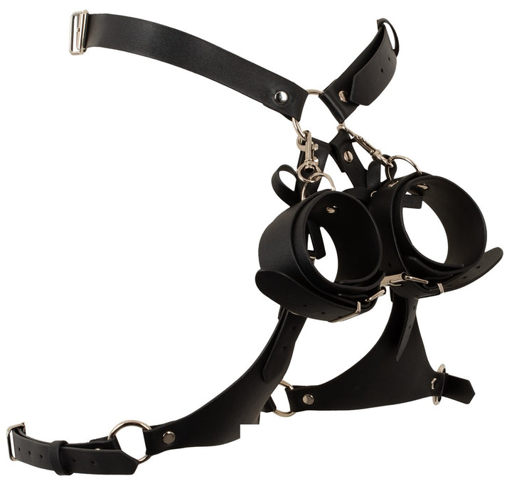 Bad Kitty Body Harness med Cuffs - EternaNordic