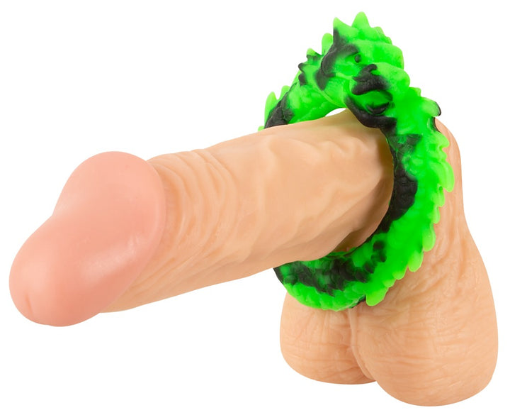 Beasty Cocks Dragon Loop Cock Ring i Liquid Silicone