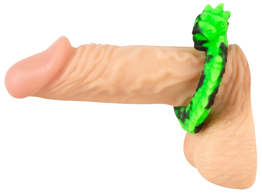 Beasty Cocks Dragon Loop Cock Ring i Liquid Silicone