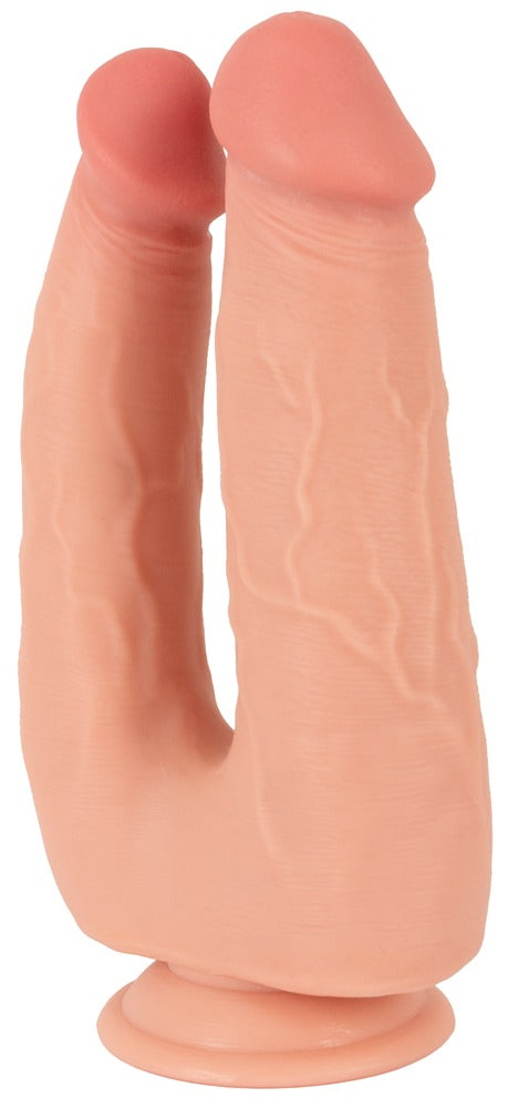 Nature Skin Bendable Double Penetrator With Movable Skin - EternaNordic