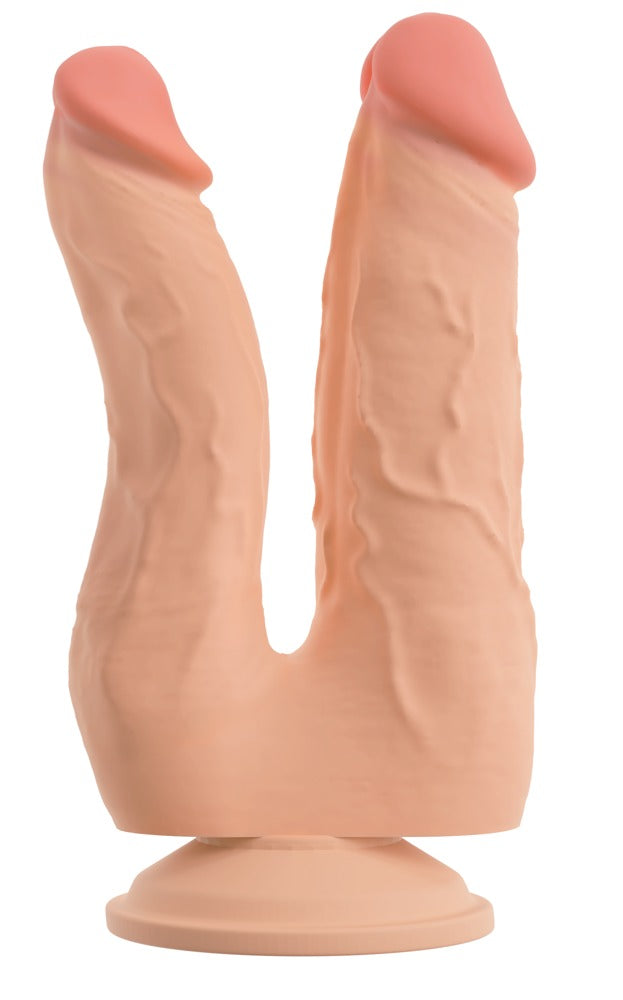 Nature Skin Bendable Double Penetrator With Movable Skin - EternaNordic