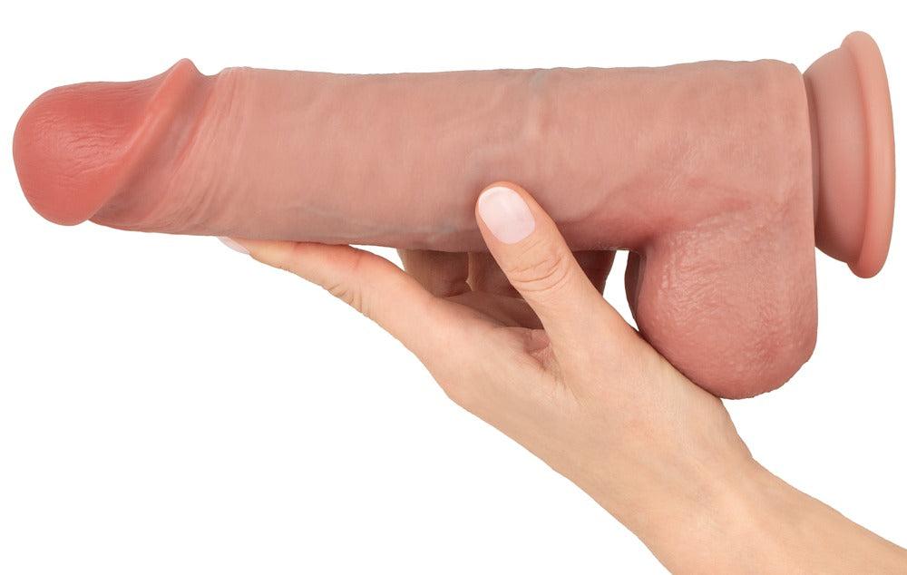 Realistixxx RealMan realistisk dildo i Dual Density-silikone med testikler