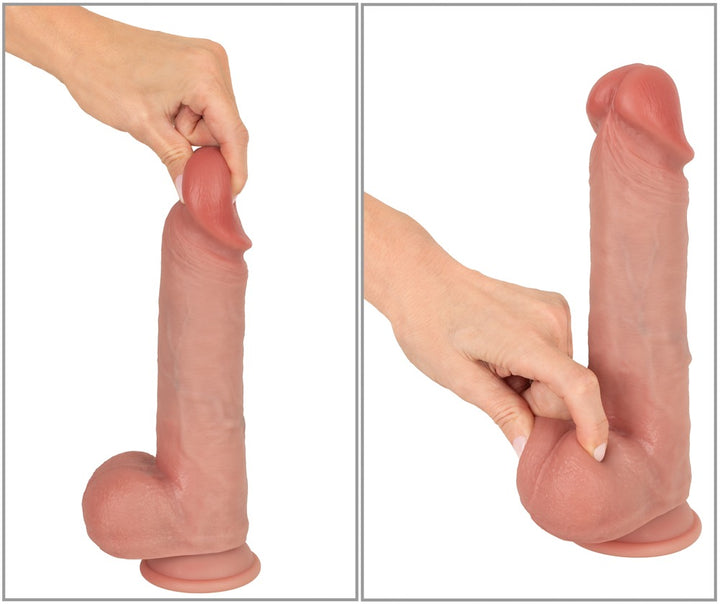 RealMan realistisk dildo med kraftig sugekop under testiklerne