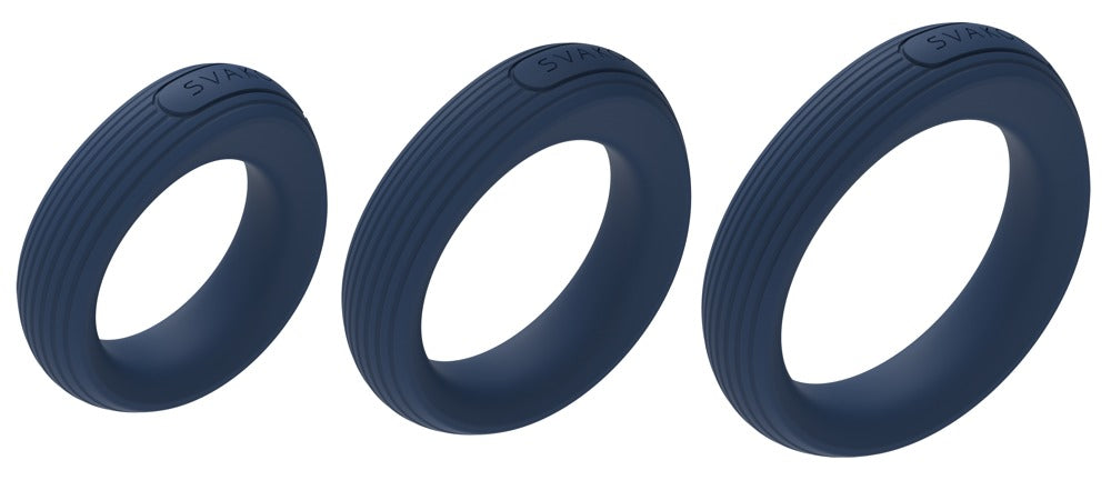 SVAKOM Triooo Liquid Silicone penisring med blød og fleksibel konstruktion