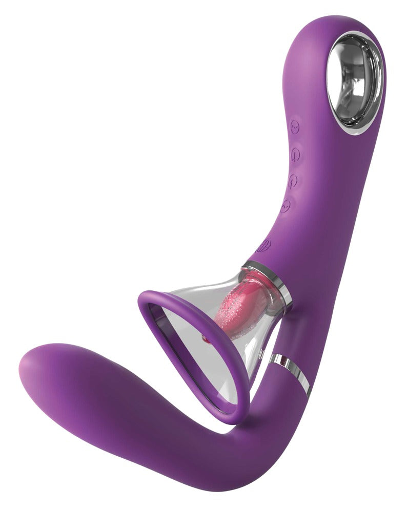 Her Ultimate Pleasure Pro – G-Spot Vibrator med Klitoris Suction & Tongue Stimulator