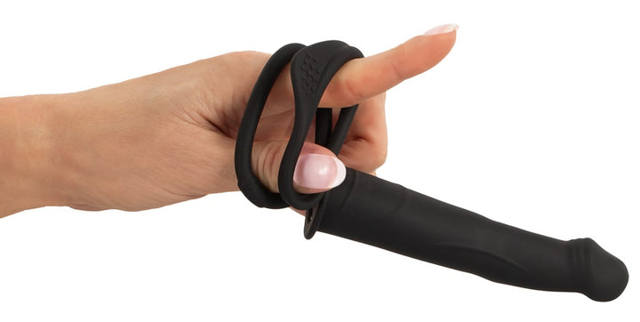 Tæt-Siddende Vibro-Combo til Hed Dobbel Penetration