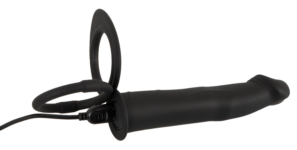 Tæt-Siddende Vibro-Combo til Hed Dobbel Penetration