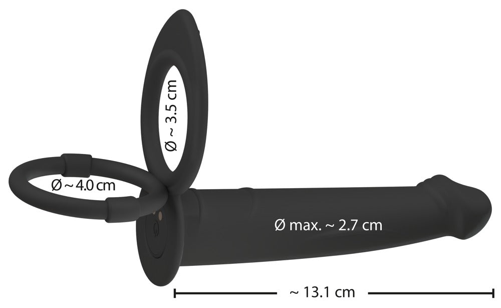 Tæt-Siddende Vibro-Combo til Hed Dobbel Penetration