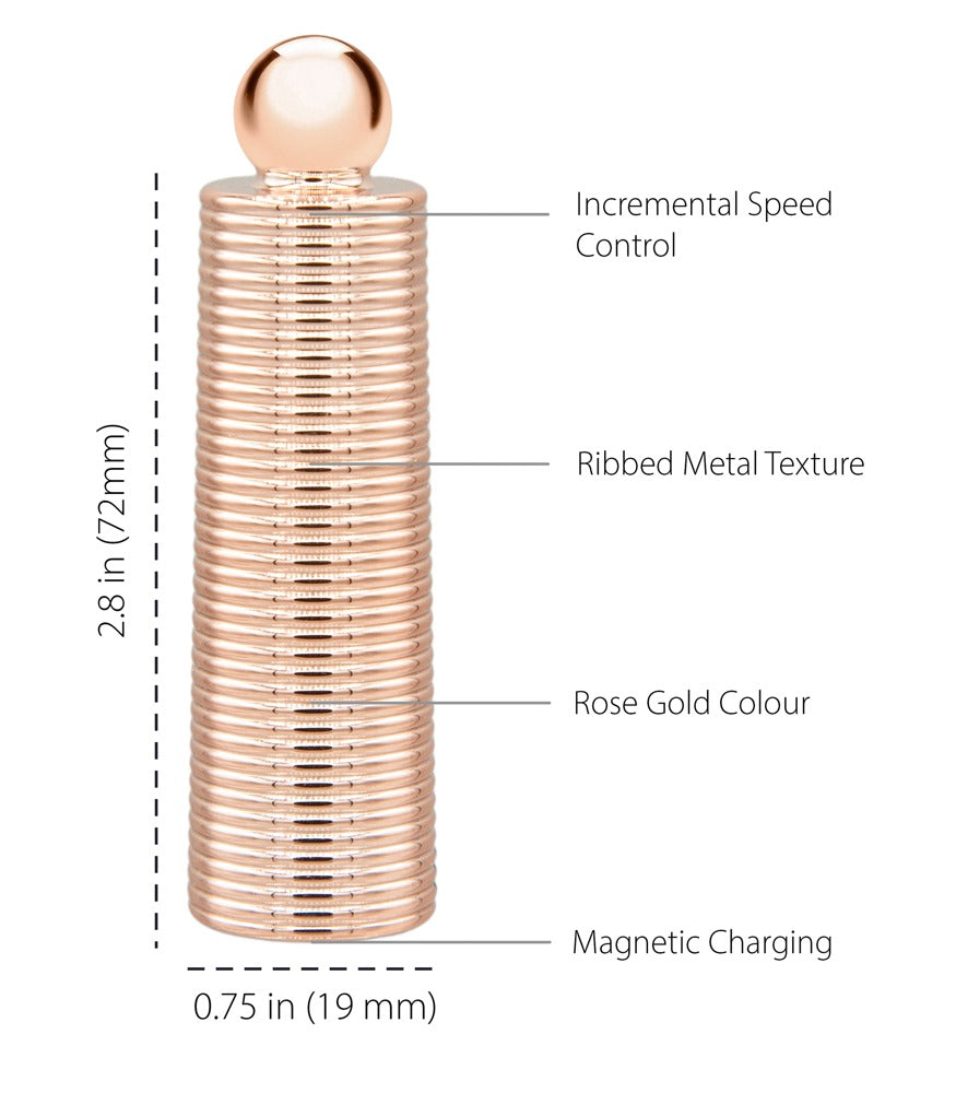 Desires Mini Vibrator med 5 Udskiftelige Vedhæftninger