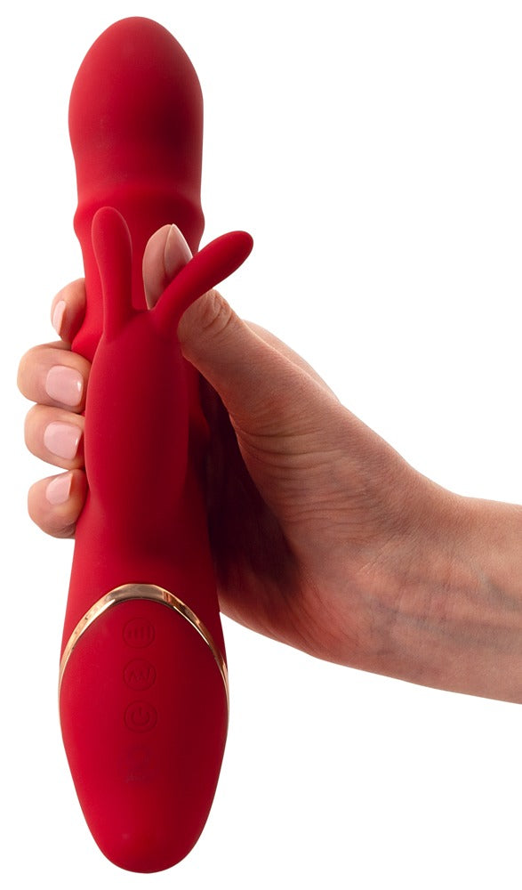 Rabbit Vibrator med 3 Massage-Ringe – Intens Dobbelt Stimulation