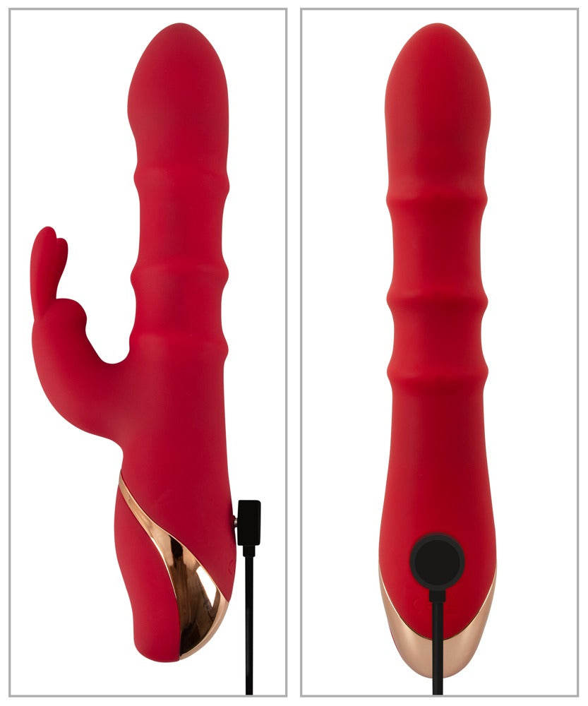 Rabbit Vibrator med 3 Massage-Ringe – Intens Dobbelt Stimulation