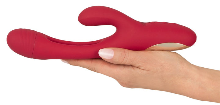Sweet Smile rabbit vibrator med Flicking Tongue og tre motorer