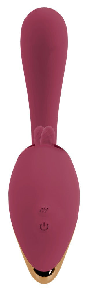 Javida 2 Function Vibrator med Dobbelt Tunge