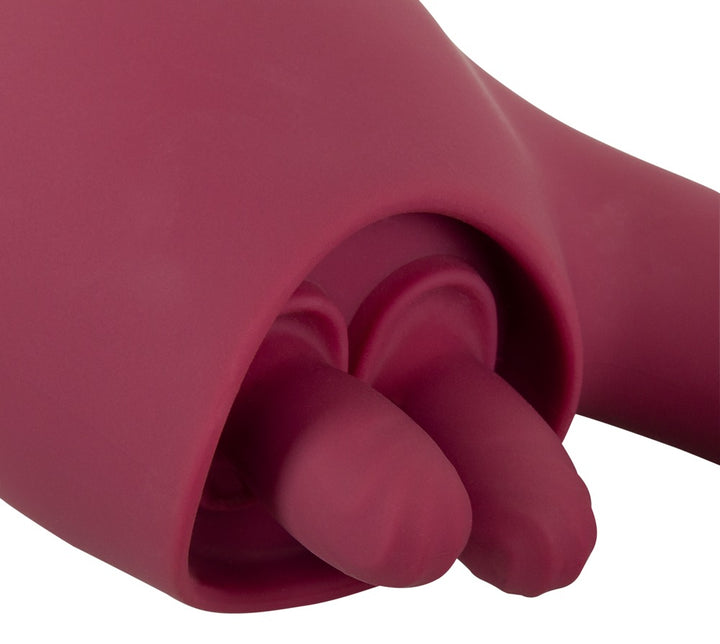 Lilla Javida vibrator med silkeblød silikone, vandtæt design og magnetisk USB-opladning