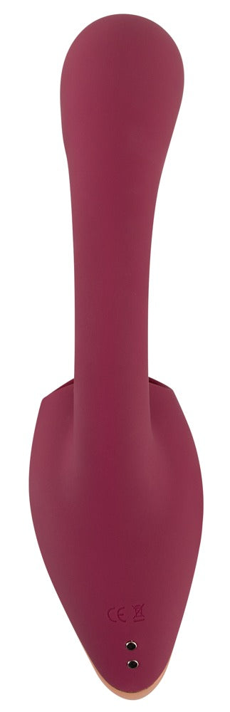 Javida 2 Function Vibrator med Dobbelt Tunge