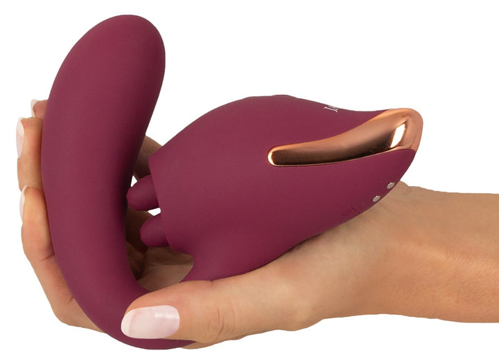 Javida vibrator med innovativ licking-funktion, 10 modes og klitorisstimulation