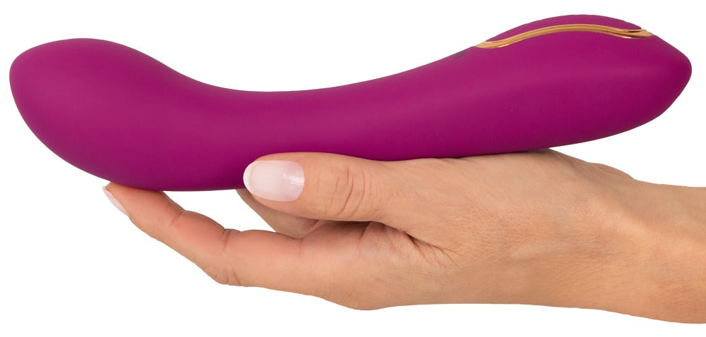 Buet G-punkt vibrator med oppustelige zoner