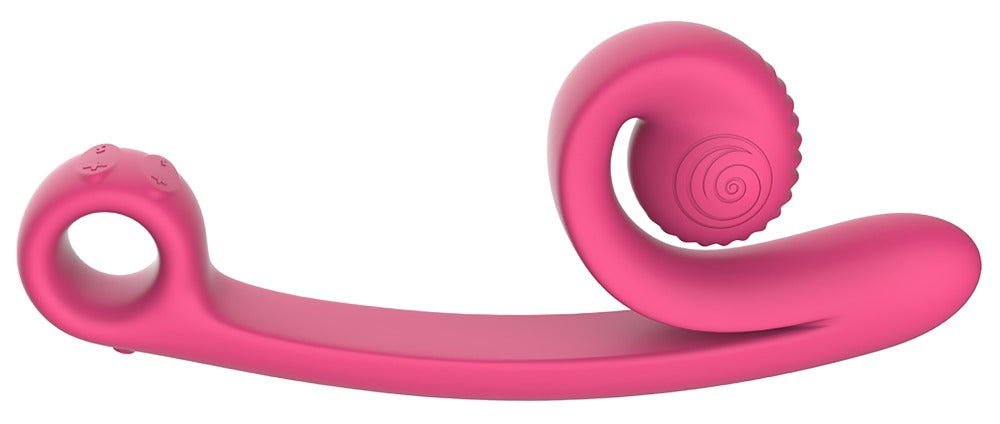 SVibe Curve dual vibrator med G-punktsform og rullende klitorisstimulator