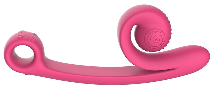SVibe Curve dual vibrator med G-punktsform og rullende klitorisstimulator