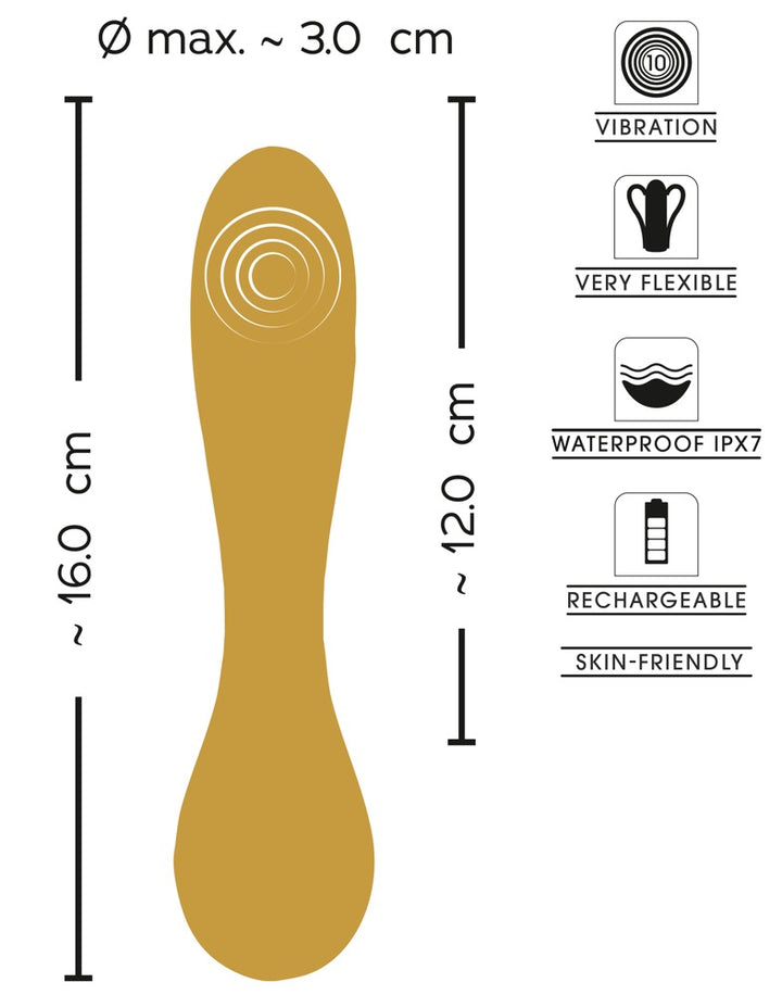 Sweet Smile Flexible Swirl Vibrator - EternaNordic
