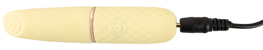 Lille mini vibrator med flad tekstureret tip