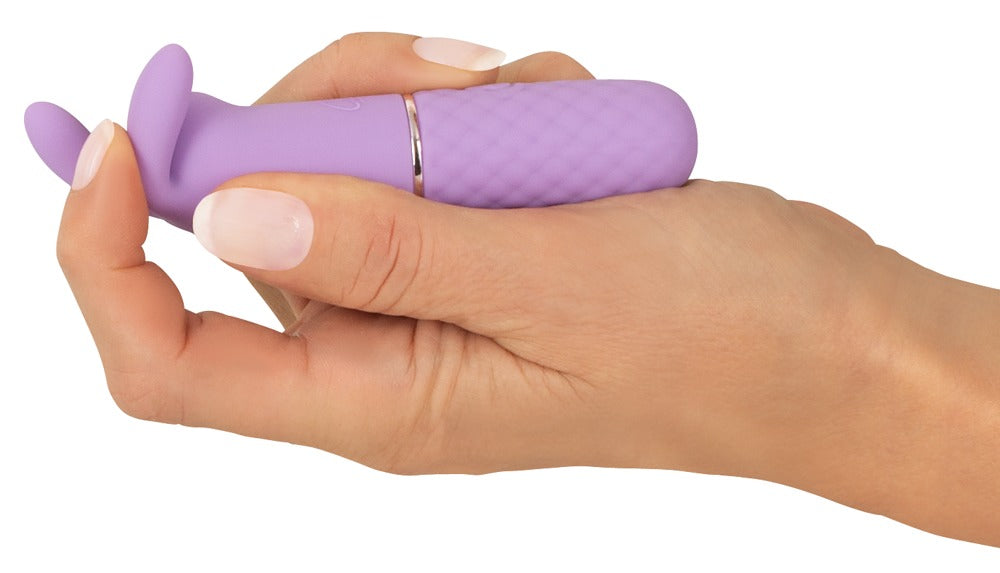 Lille mini vibrator med fleksible vibro-ører