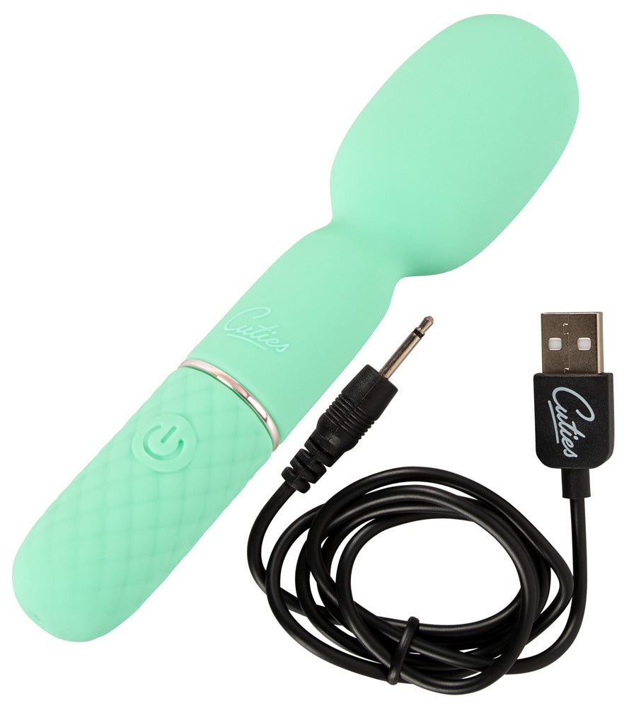Genopladelig mini massage wand til ydre stimulation