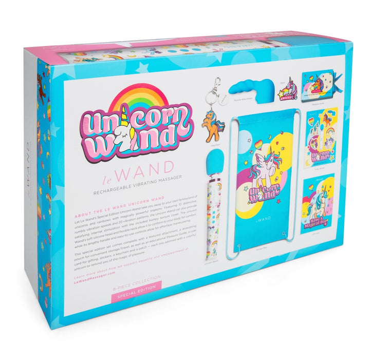 Unicorn Wand – Luksus Massage Wand i Farverigt, Fantasifuldt Design