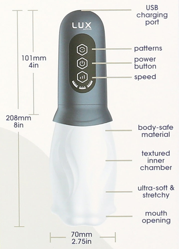 LUX Active First Class Rotating Masturbator Cup