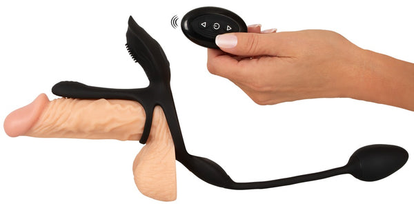 Couples Choice 5-i-1 parvibrator med fjernbetjening