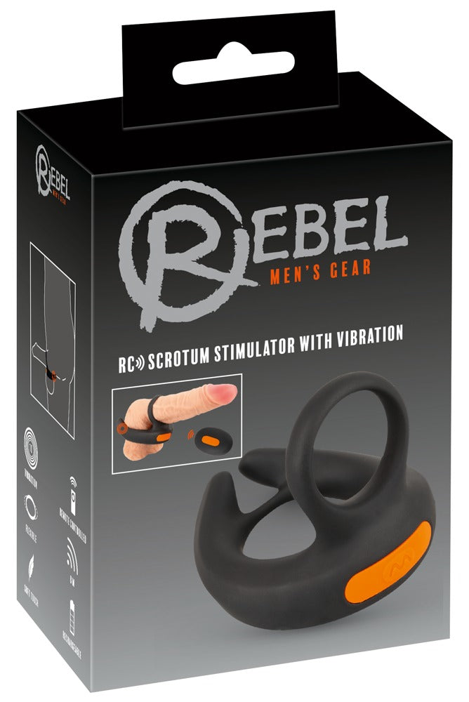 RC Scrotum Stimulator med Vibration – Erektionsstyrke & Dyb Kuglemassage