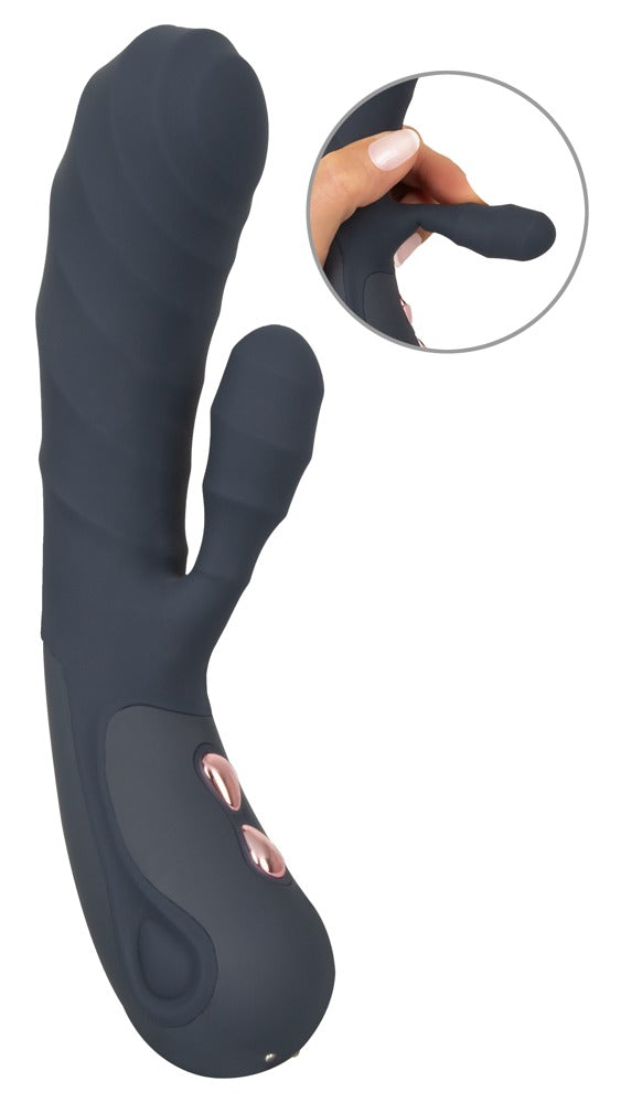 Rabbit Vibrator med Stimulerende Riller