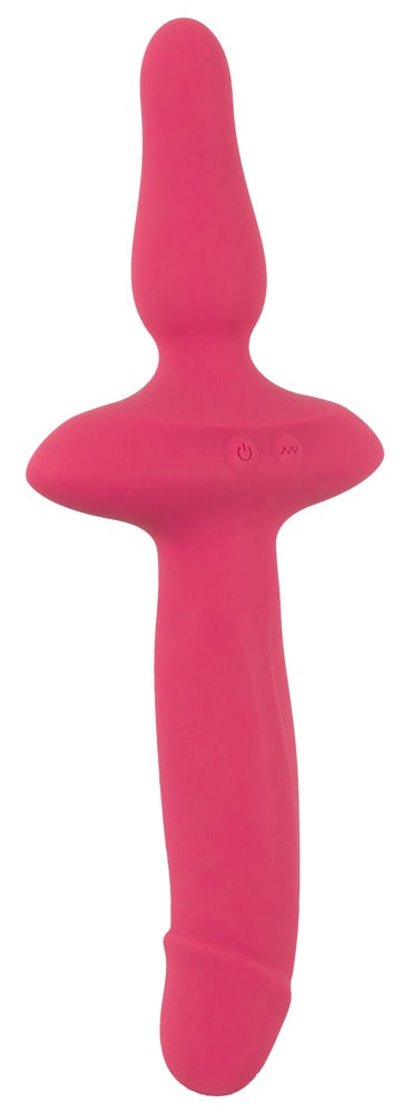 2-i-1 Vibrator & Butt Plug – Dobbelt Forkælelse i Ét Fleksibelt Design